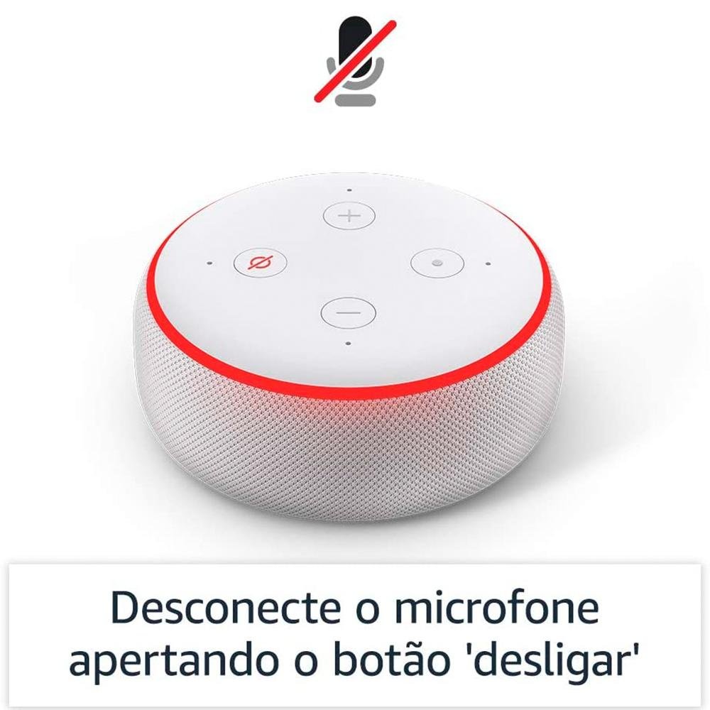 Imagem 9 de 10 do produto Echo Dot (3ª Geração) com Alexa, Amazon Smart Speaker Preto