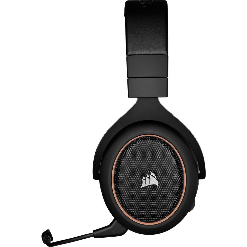 Headset Gamer Corsair HS70 PRO Wireless, 7.1 Som Surround, Drivers 50mm, Preto/Creme - CA-9011210-NA