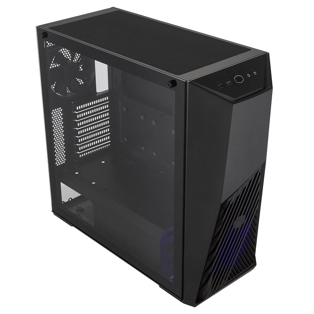 Gabinete Gamer Cooler Master K501L RGB, Mid Tower, com FAN, Lateral em Vidro - MCB-K501L-KGNN-SR1