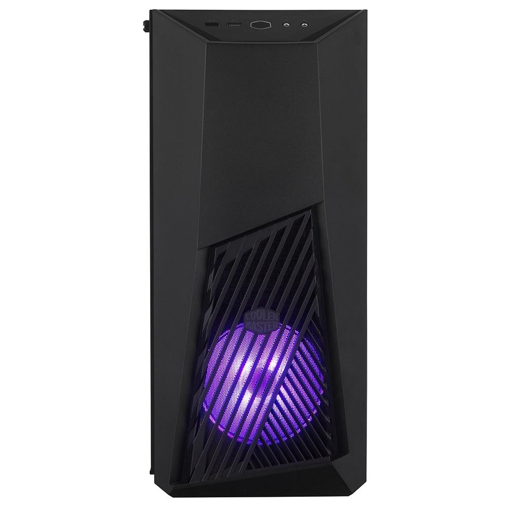 Gabinete Gamer Cooler Master K501L RGB, Mid Tower, com FAN, Lateral em Vidro - MCB-K501L-KGNN-SR1