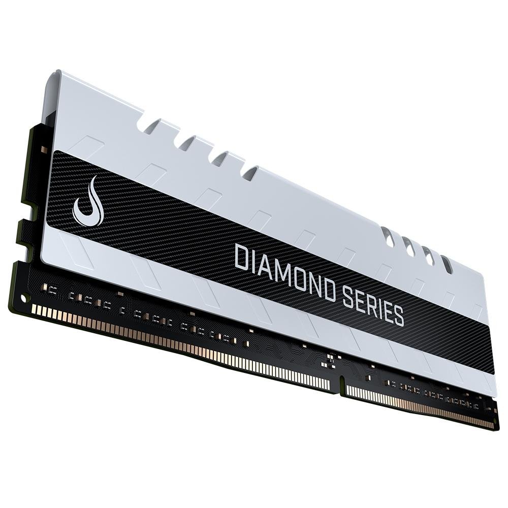 Memória RAM Rise Mode Diamond 16GB, 3200MHz, DDR4, CL19, Branco - RM-D4-16G-3200DW - view 3