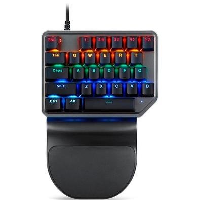 Teclado Mecânico Gamer Motospeed K27, LED Rainbow, Switch Outemu Red, ANSI - FMSTC0055VEM
