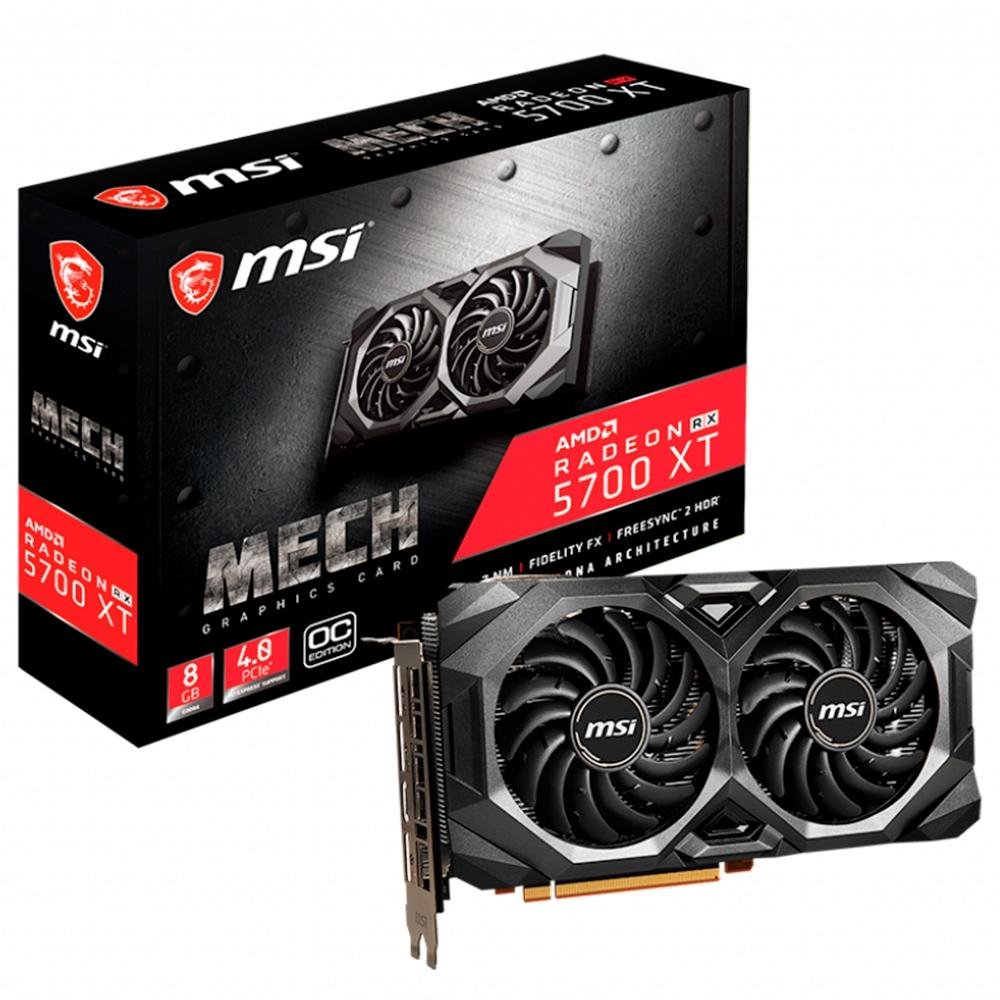 グラフィックボード・グラボ・ビデオカード MSI Radeon RX 5700 XT MECH OC placa-de-video-msi-amd-radeon-
