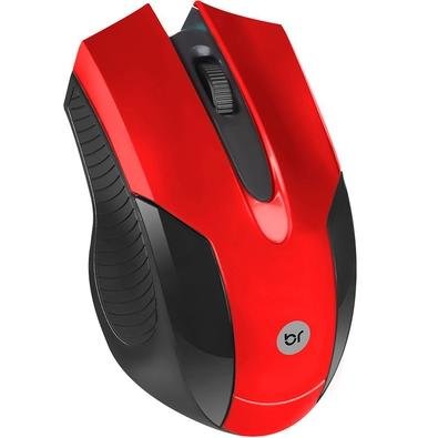 Mouse Bright USB, Vermelho - 02210