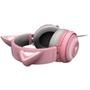 Headset Gamer Gatinho Razer Kraken Kitty, Chroma, USB, Som Surround 7.1, Drivers 50mm, Quartz Pink - RZ04-02980200-R3M1