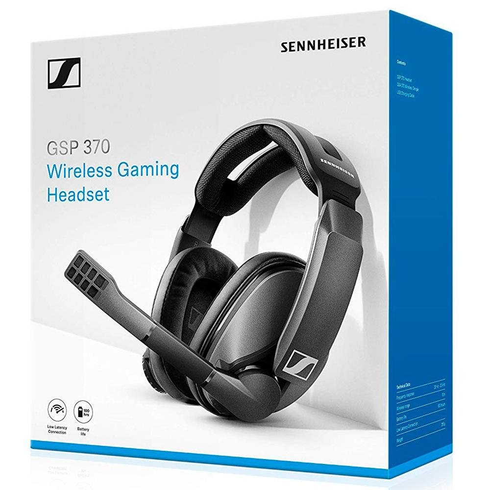 新品】EPOS/GSP-370 ワイヤレスゲーミングヘッドセット gsp370 Headset Sem Fio Gamer Epos Sennheiser GSP 370, Wireless, Som