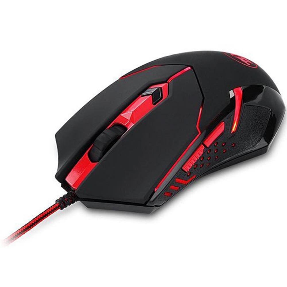 Imagem 5 de 7 do produto Kit Gamer Redragon S112 - Teclado Harpe RGB + Mouse Centrophorus + Headset Scylla + Mousepad Gamer- S112