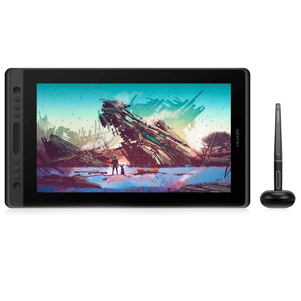 液タブ・ペンタブ HUION Kamvas Pro 16 (GT-156) Mesa Digitalizadora Huion Kamvas Pro 16 GT156P, Média, 5080LPI