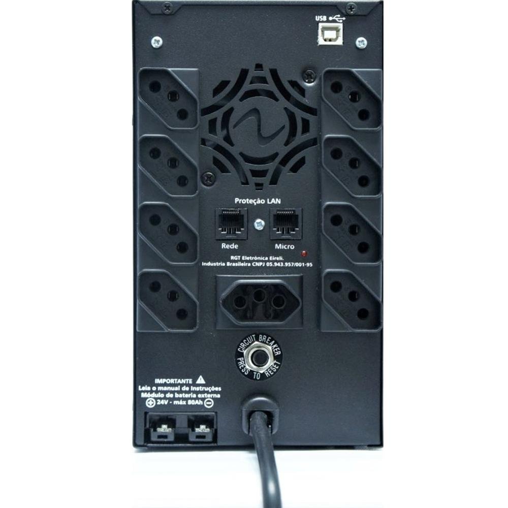 Nobreak Gamer Ragtech One Up ( Balão.info) 2000VA (1400W), Senoidal, RGB, bivolt - 4590 - foto 6