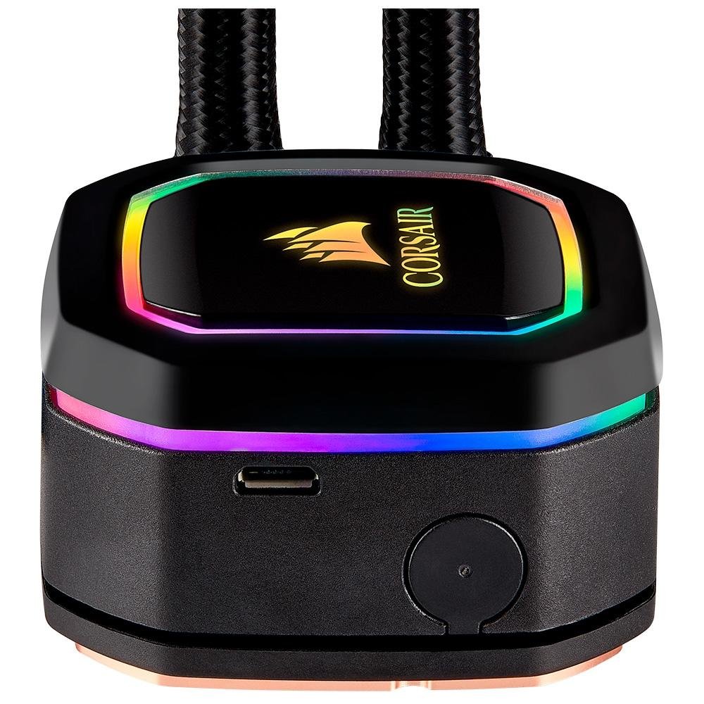 Water Cooler Corsair iCUE H100i RGB PROXT | KaBuM!