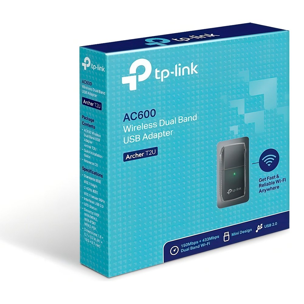 Adaptador Wireless TP-Link USB AC600 Archer T2U Nano - view 5