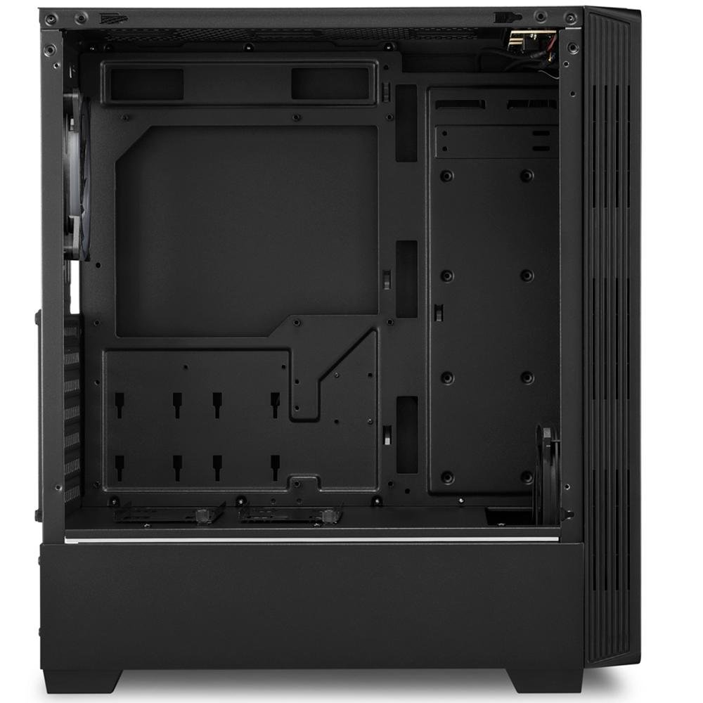 Gabinete Gamer Sharkoon LIT100, Mid Tower, RGB, com FAN, Lateral em Vidro - LIT100 Gabinete Gamer Sharkoon LIT100, Mid Tower, RGB, com FAN, Lateral em Vidro - LIT100