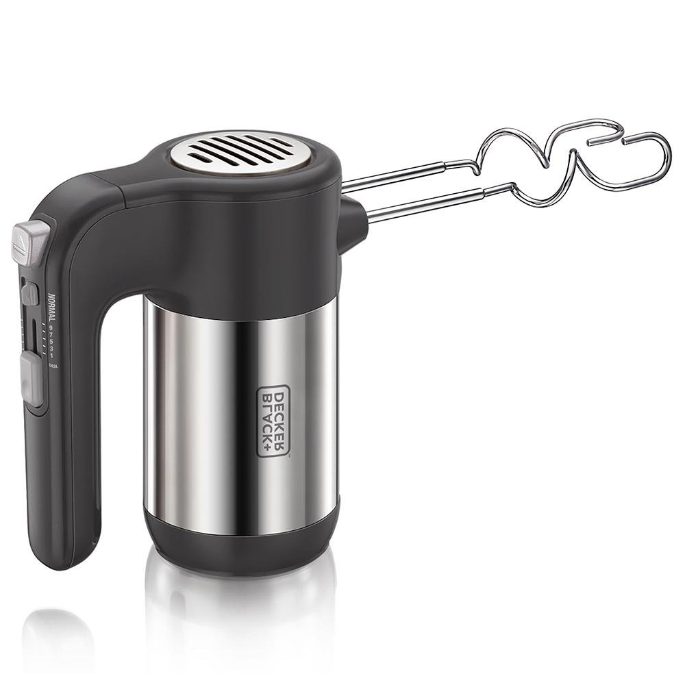 Imagem 3 de 8 do produto Batedeira Portátil Black + Decker, 10 Velocidades, 300W, 220V, Inox - BAT300P-B2