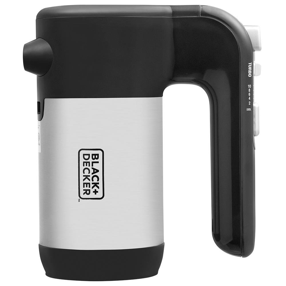 Imagem 7 de 8 do produto Batedeira Portátil Black + Decker, 10 Velocidades, 300W, 220V, Inox - BAT300P-B2