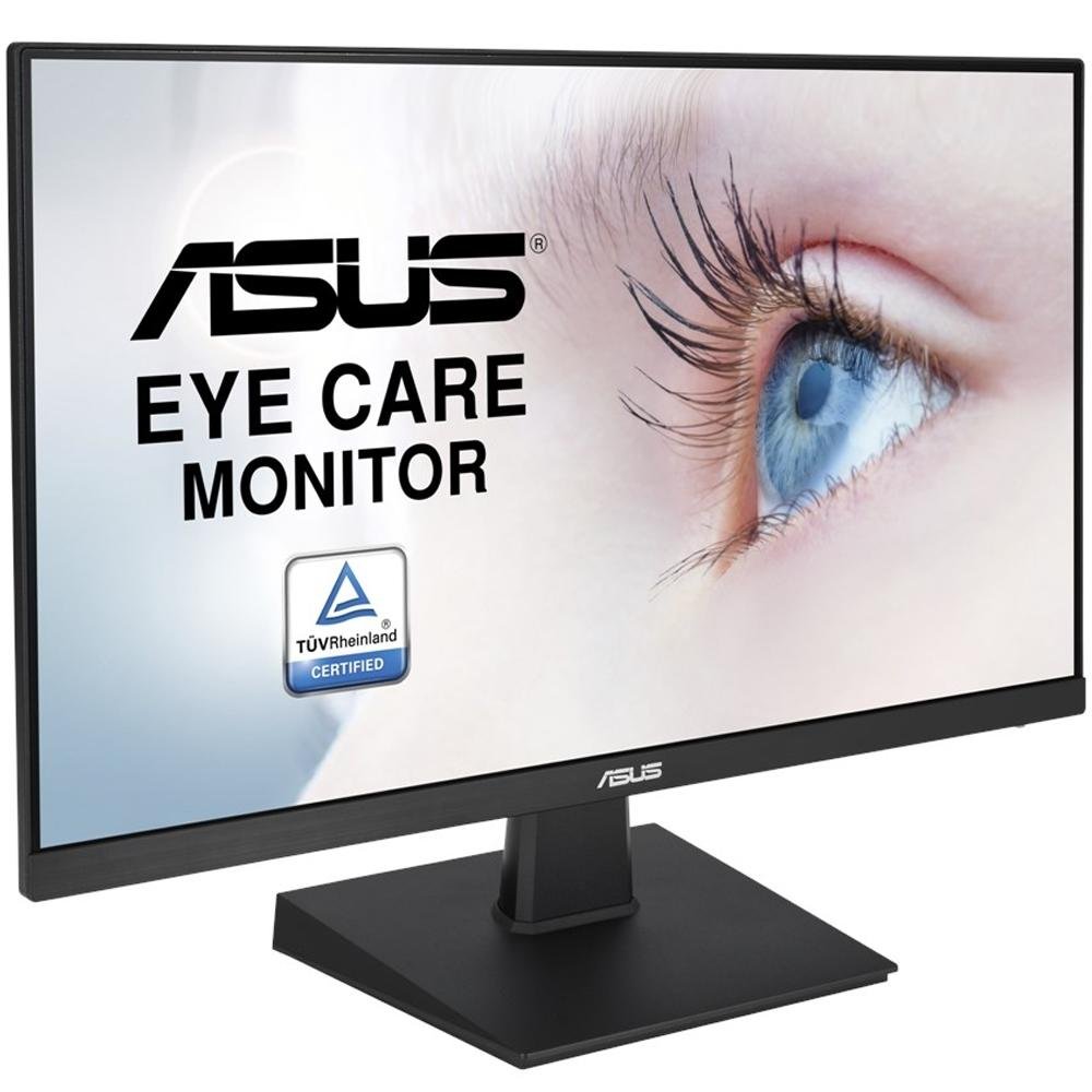 Imagem 2 de 9 do produto Monitor Asus Eye Care 23.8' IPS, Full HD, HDMI, VESA, Ajuste de Ângulo, Adptive Sync - VA24EHE