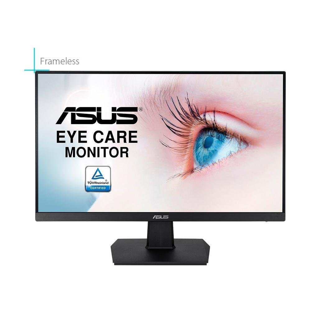 Imagem 6 de 9 do produto Monitor Asus Eye Care 23.8' IPS, Full HD, HDMI, VESA, Ajuste de Ângulo, Adptive Sync - VA24EHE