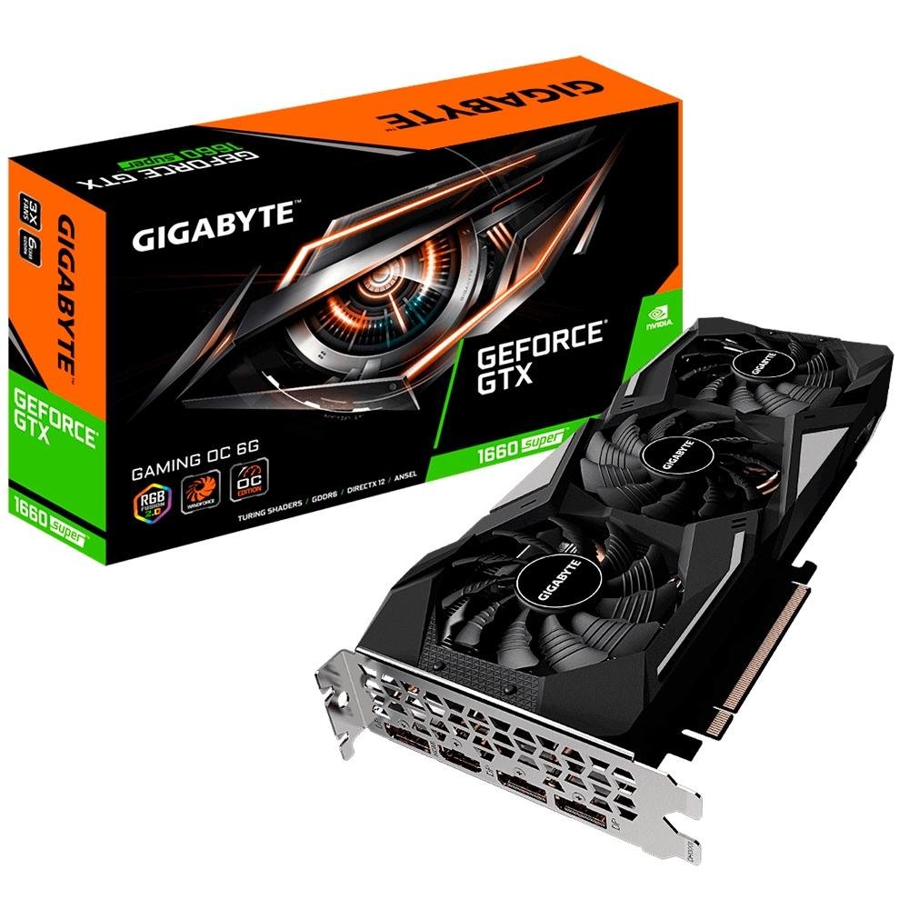 Placa de Vídeo Gigabyte NVIDIA GeForce GTX 1660 Super Gaming OC
