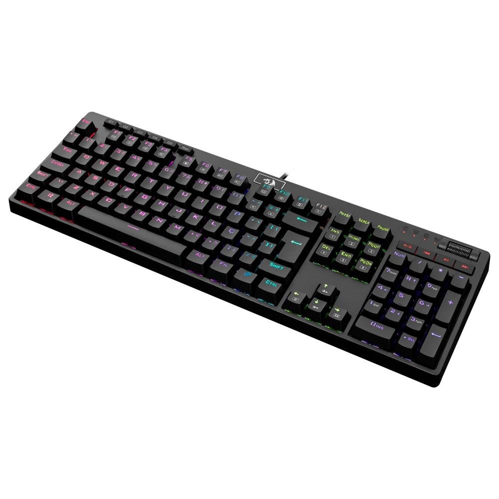 Imagem 4 de 6 do produto Teclado Mecânico Gamer Redragon Manyu K579 RGB, Switch Outemu Blue, ABNT2 - K579 RGB