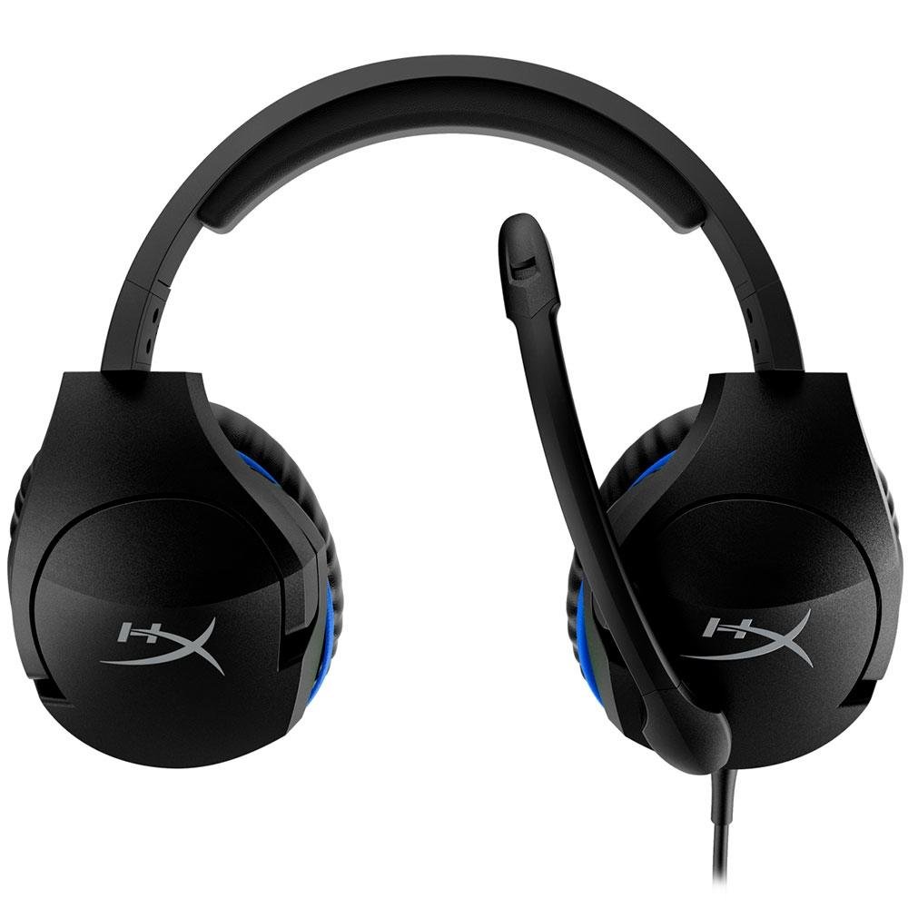 Headset Gamer HyperX Cloud Stinger, Drivers 50mm, PS5 e PS4, P3, Preto e Azul - HX-HSCSS-BK/AM Headset Gamer HyperX Cloud Stinger, Drivers 50mm, PS5 e PS4, P3, Preto e Azul - HX-HSCSS-BK/AM
