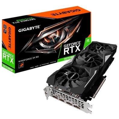 グラフィックボード・グラボ・ビデオカード GeForce RTX 2070 OEM Placa de Vídeo Gigabyte NVIDIA GeForce RTX 2070 Super Windforce 3X