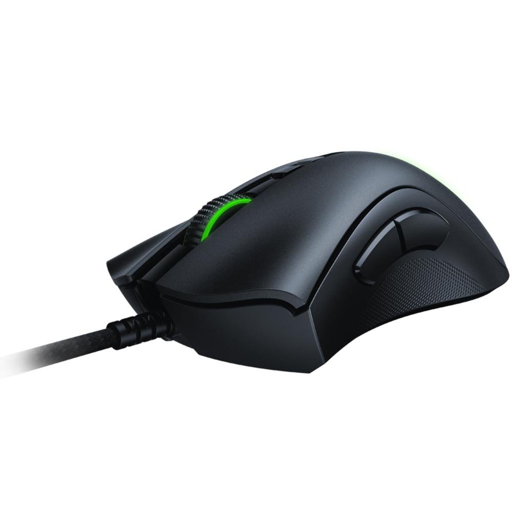 Imagem 3 de 6 do produto Mouse Gamer Razer Deathadder V2 Chroma, Optical Switch, 20000 DPI, 8 Botões, Preto - RZ01-03210100-R3U1