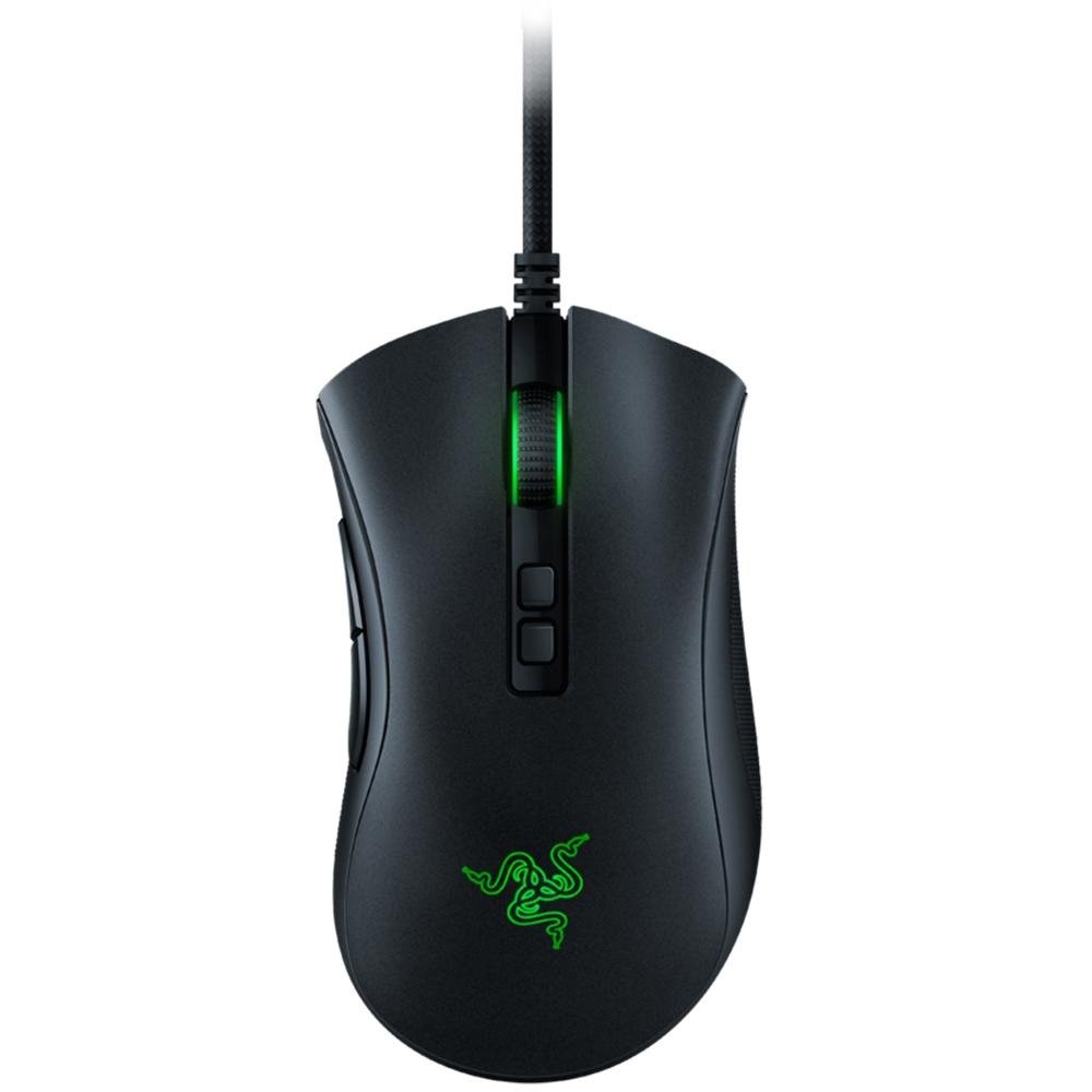 Imagem 2 de 6 do produto Mouse Gamer Razer Deathadder V2 Chroma, Optical Switch, 20000 DPI, 8 Botões, Preto - RZ01-03210100-R3U1