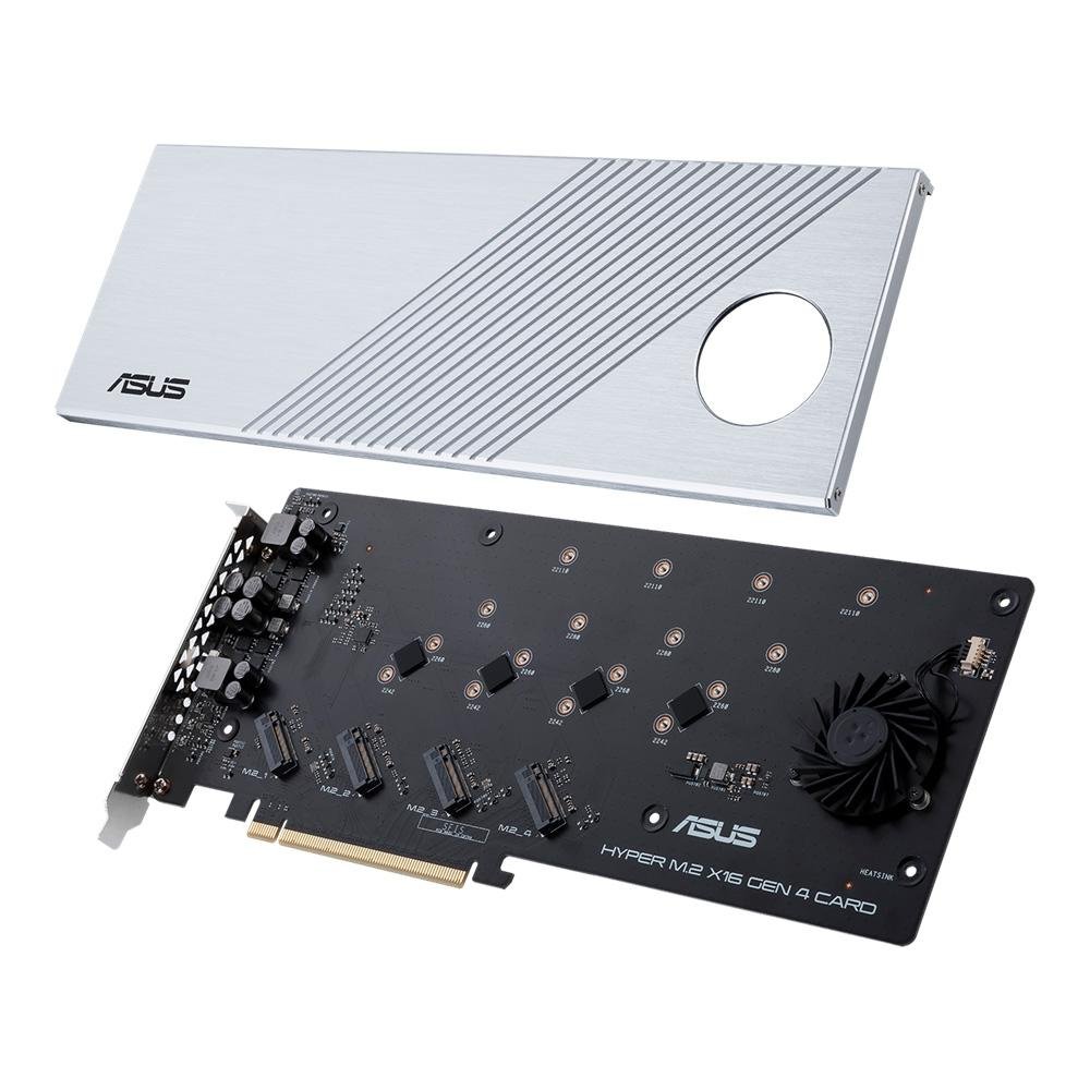 Suporte para SSD Asus Hyper M.2 x 16 Card para PCIe 4.0/3.0