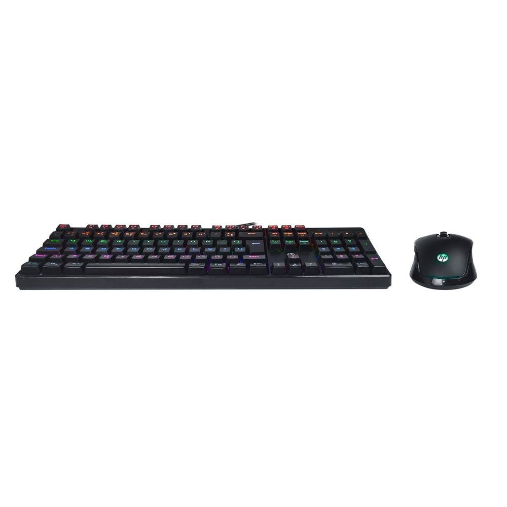Kit Teclado Teclado Gm200 Kit Teclado E Mouse USB Gaming Mechan