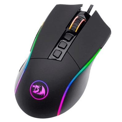 Conforto e precisão nas suas mãos. Este mouse gamer é; um acessó;rio indispensá;vel para jogadores obstinados. Com seu design agressivo, você; ficará;