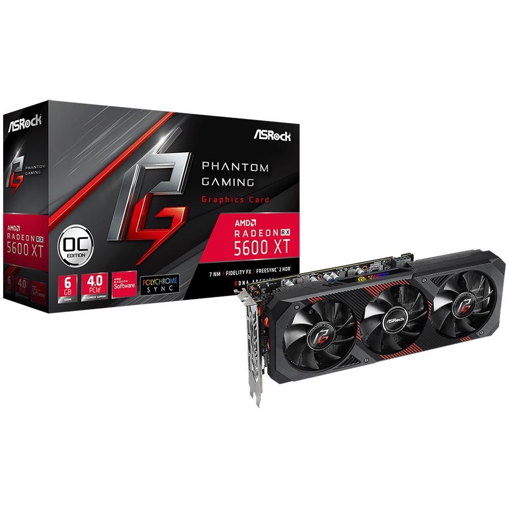 グラフィックボード・グラボ・ビデオカード ASRock RX5600XT 6GB placa-de-video-asrock-amd-