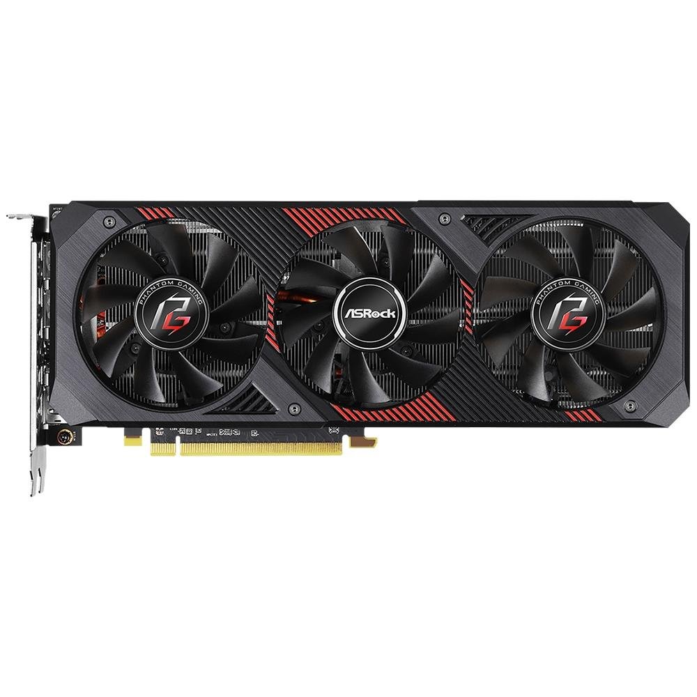 Imagem 2 de 5 do produto Placa de Vídeo ASRock AMD Radeon RX 5600 XT Phantom Gaming D3 OC, 6GB, DDR6 - 90-GA1VZZ-00UANF