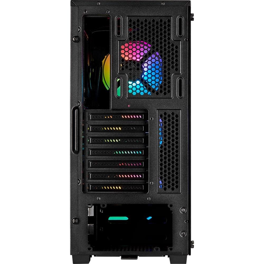 Imagem 8 de 8 do produto Gabinete Gamer Corsair ICUE 220T TG, RGB, Mid-Tower, ATX, Lateral e Frontal em Vidro Temperado, Com FAN, Preto - CC-9011190