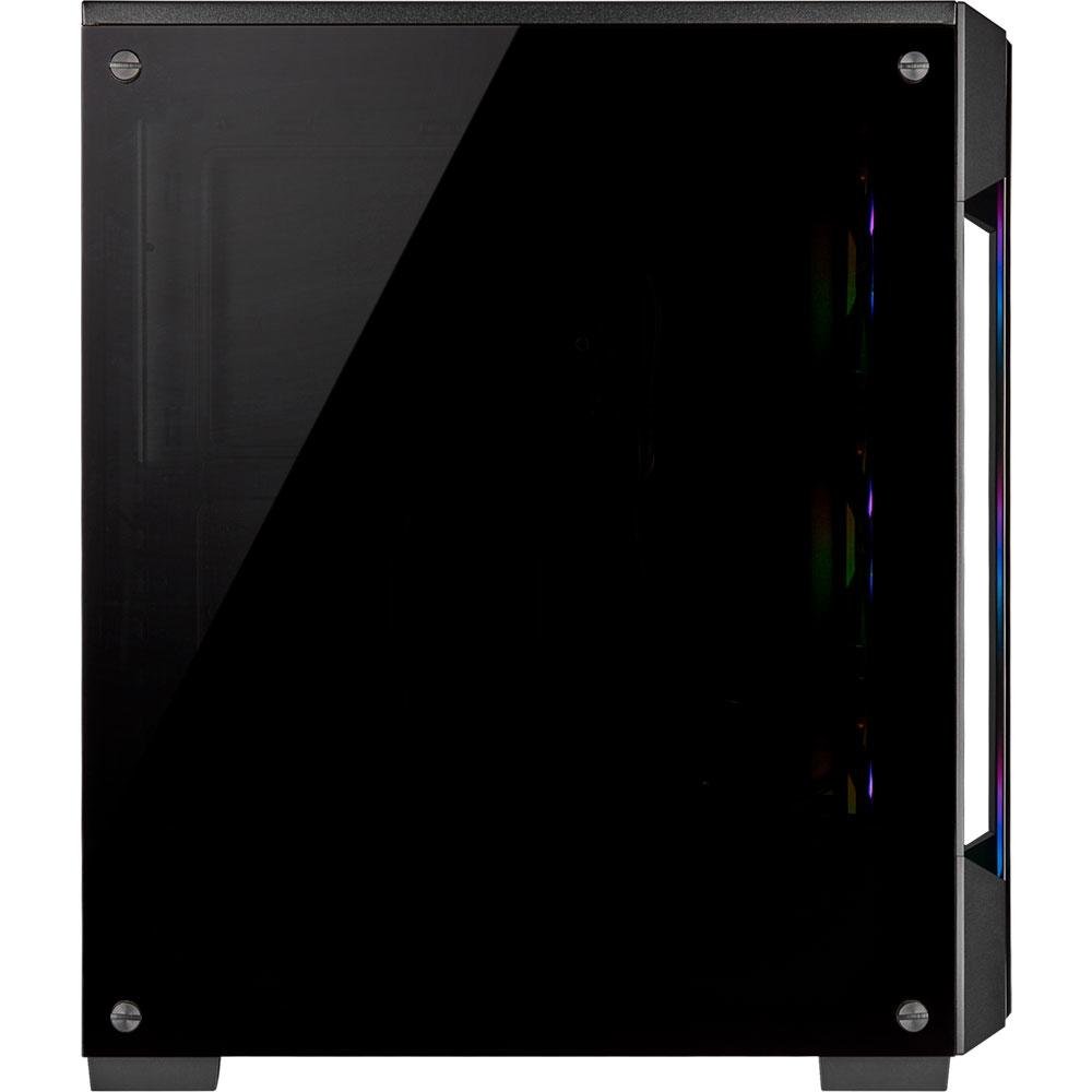 Imagem 5 de 8 do produto Gabinete Gamer Corsair ICUE 220T TG, RGB, Mid-Tower, ATX, Lateral e Frontal em Vidro Temperado, Com FAN, Preto - CC-9011190
