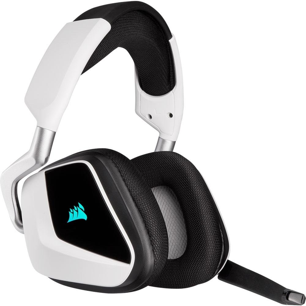 Headset Gamer Corsair Void Elite Wireless, RGB, 7.1 Surround, Drivers 50mm, Branco - CA-9011202-NA - view 2