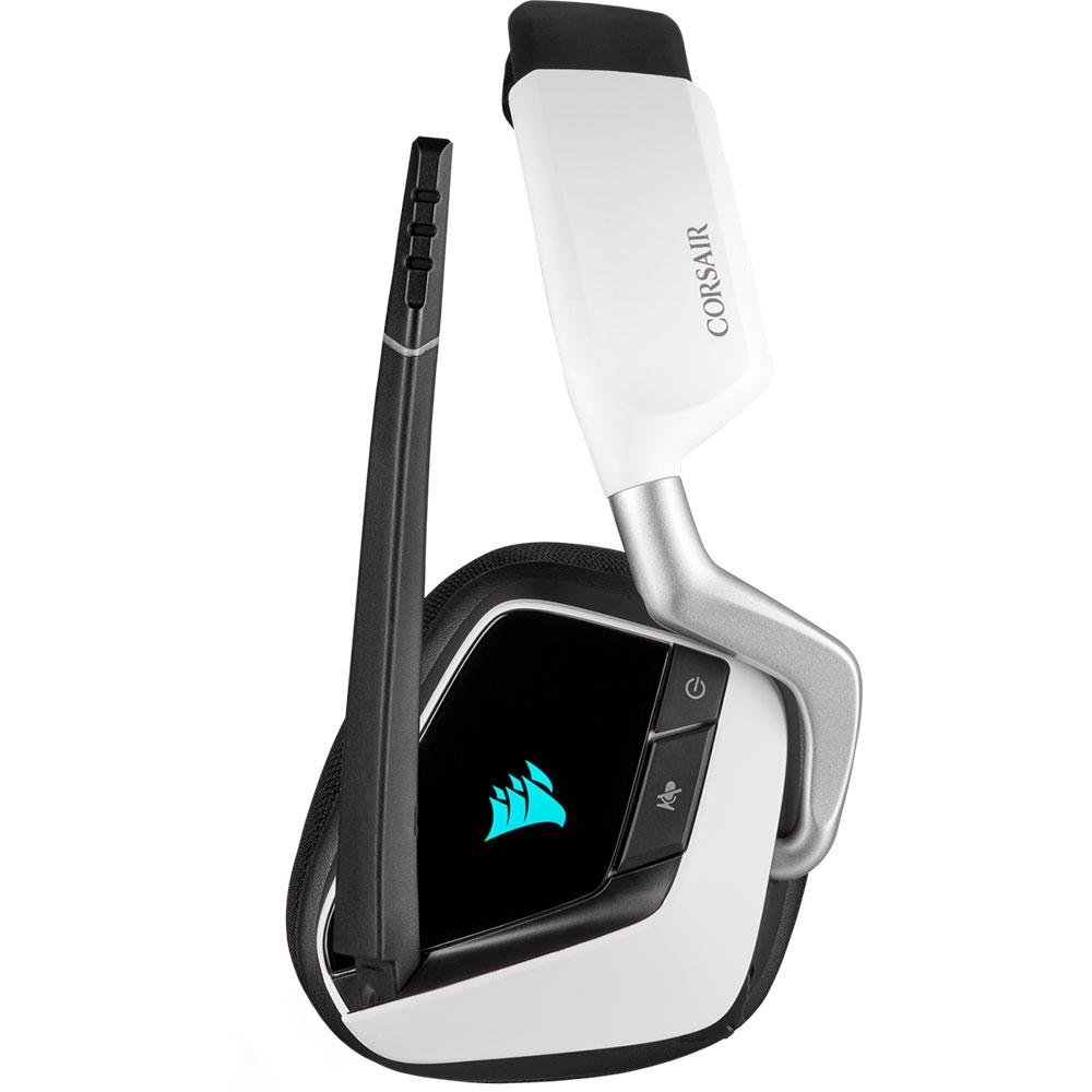 Headset Gamer Corsair Void Elite Wireless, RGB, 7.1 Surround, Drivers 50mm, Branco - CA-9011202-NA - view 4