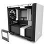Gabinete Gamer NZXT H210i, Mid Tower, RGB, com FAN, Lateral em Vidro, Branco - CA-H210I-W1