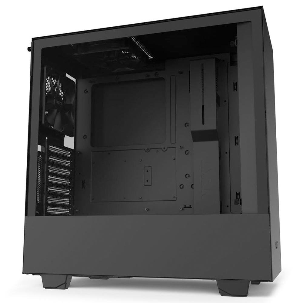 Gabinete Gamer NZXT H510i, Mid Tower, RGB, com FAN, Lateral em Vidro - CA-H510I-B1