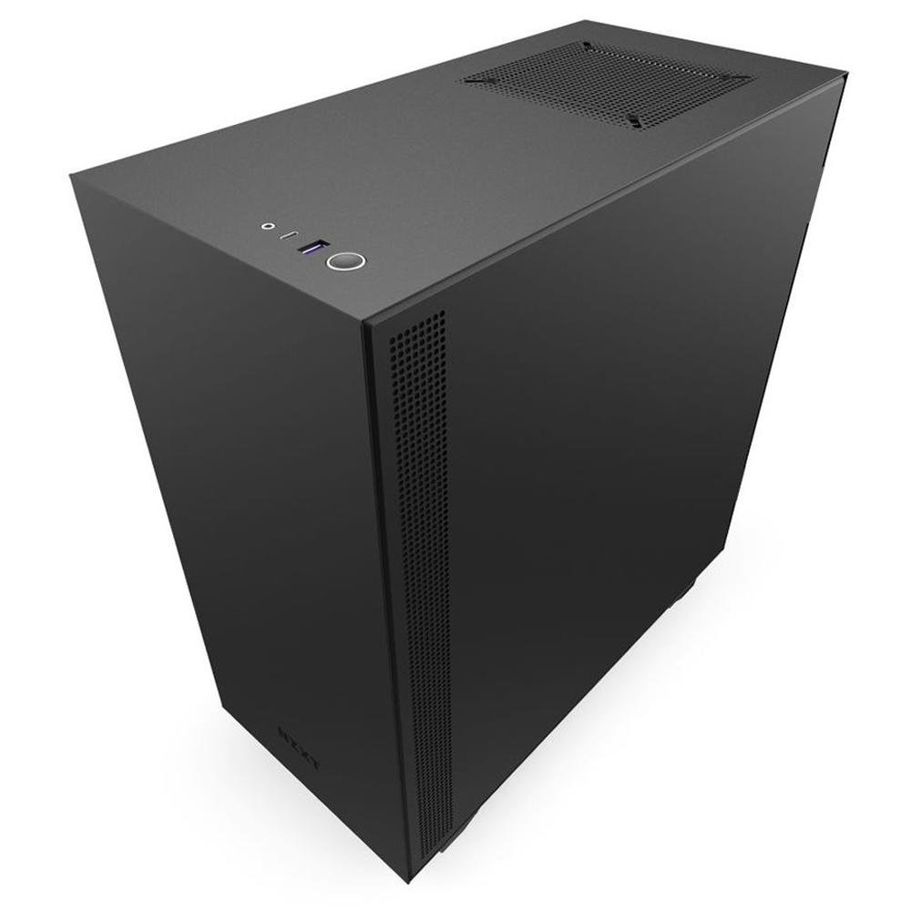Imagem 2 de 7 do produto Gabinete Gamer NZXT H510, Mid Tower, com FAN, Lateral em Vidro - CA-H510B-B1