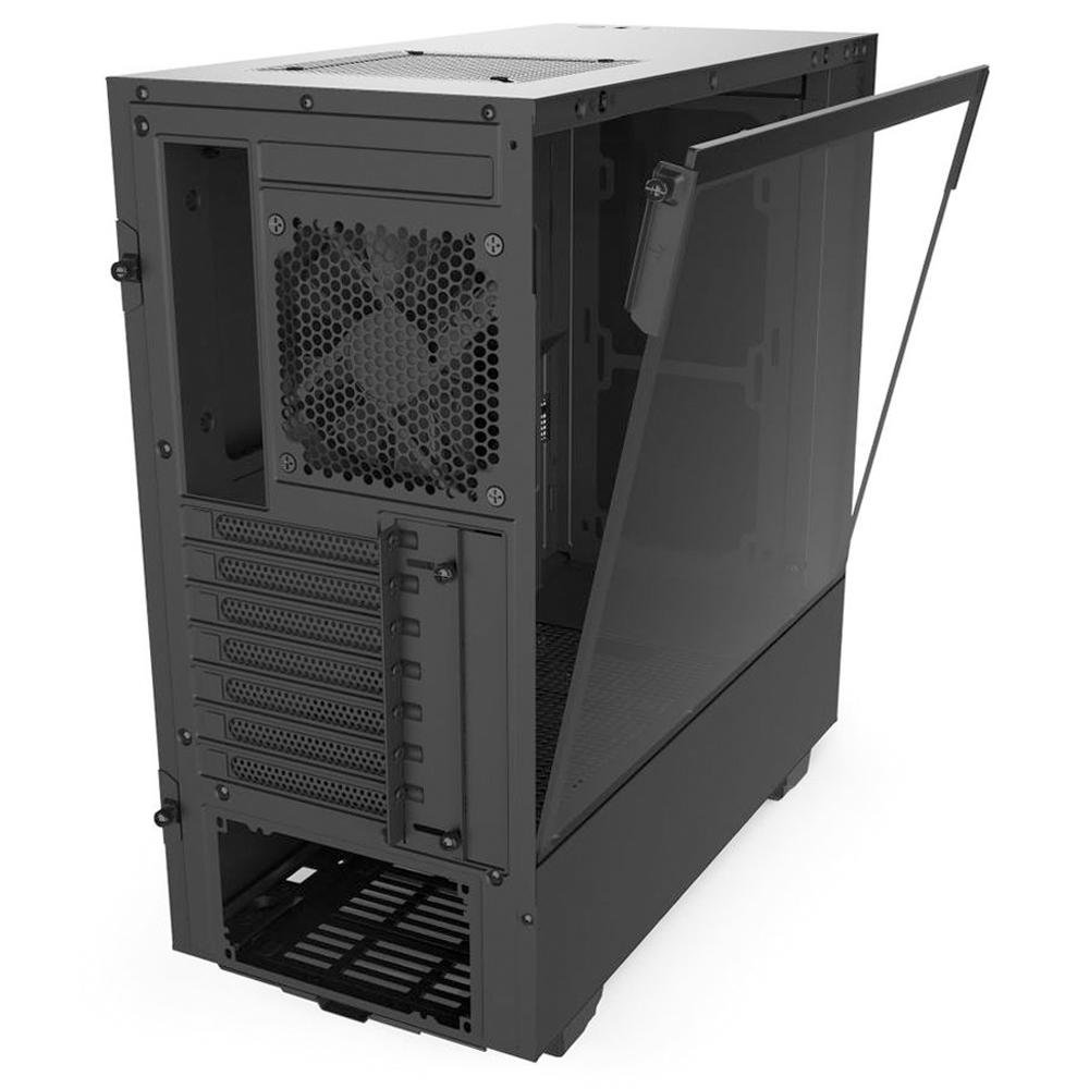 Imagem 5 de 7 do produto Gabinete Gamer NZXT H510, Mid Tower, com FAN, Lateral em Vidro - CA-H510B-B1