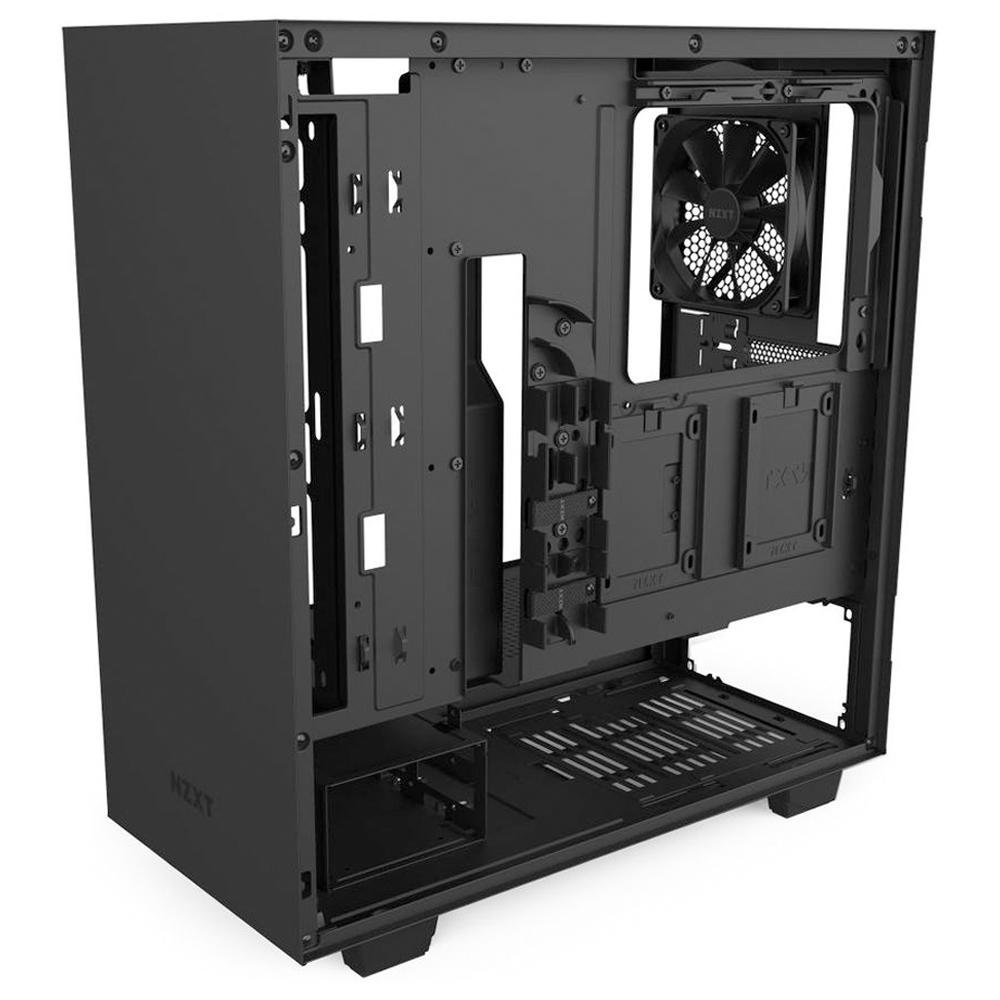 Imagem 3 de 7 do produto Gabinete Gamer NZXT H510, Mid Tower, com FAN, Lateral em Vidro - CA-H510B-B1
