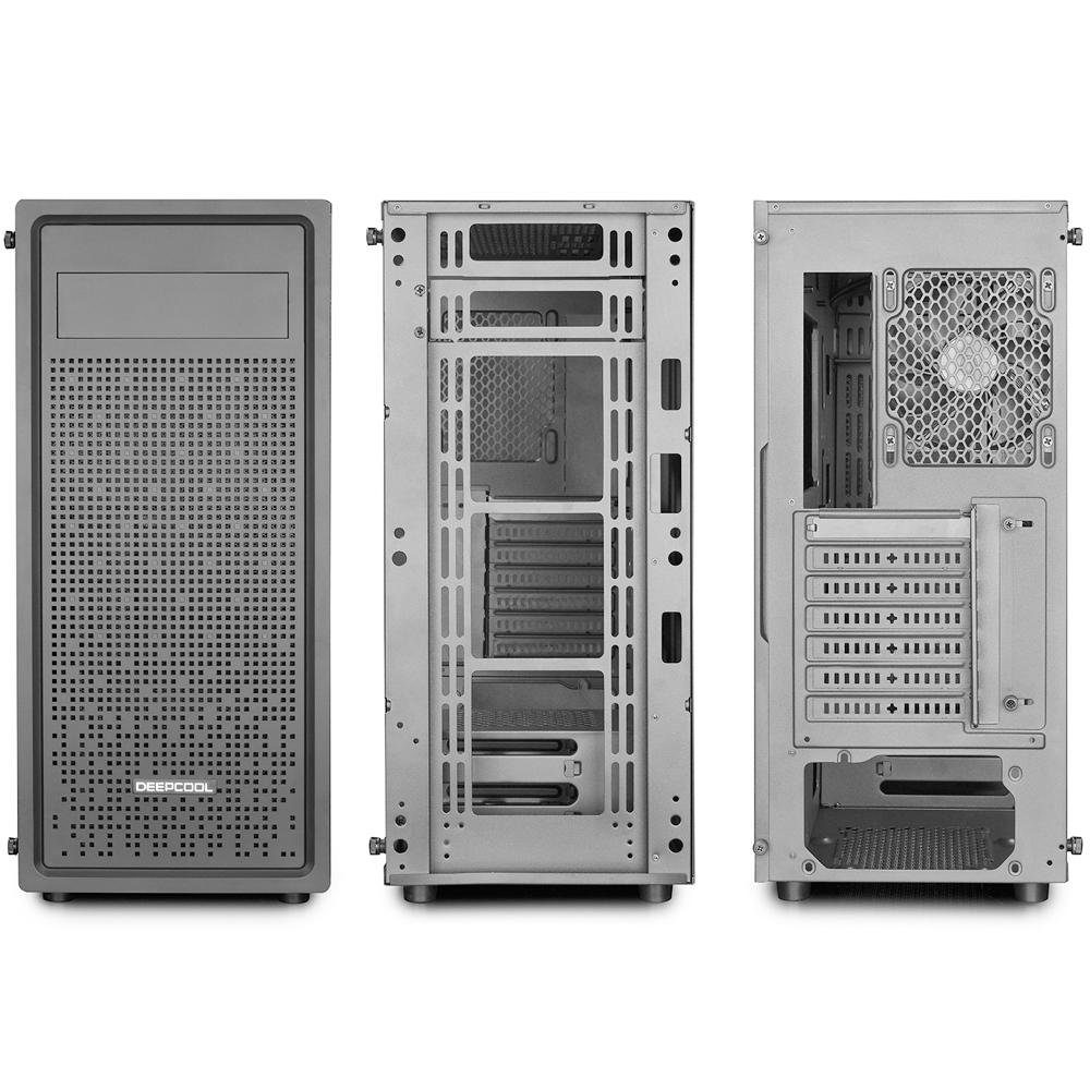Imagem 6 de 6 do produto Gabinete Gamer Deepcool E-Shield, Mid Tower, com FAN, Lateral em Vidro - DP-ATX-E-SHIELD