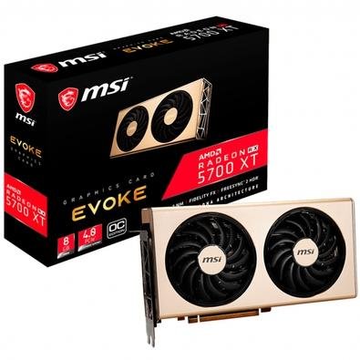 グラフィックボード・グラボ・ビデオカード MSI AMD RADEON RX 5700XT EVOKE OC 8GB placa-de-video-msi-amd-radeon-