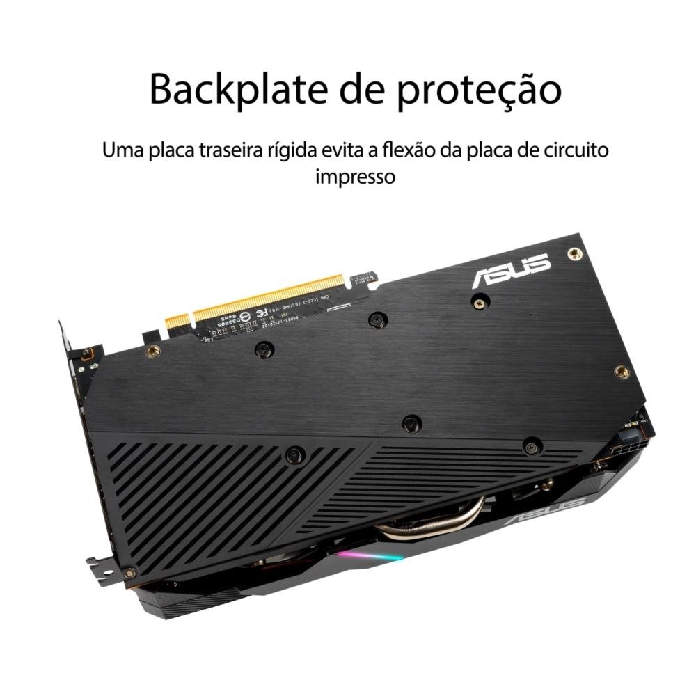 Placa de Vídeo Asus Dual AMD Radeon RX 5500 XT EVO, 4GB, 14.0 Gbps, GDDR6, FidelityFX, Anti-Lag, Image Sharpening - DUAL-RX5500XT-O4G-EVO Placa de Vídeo Asus Dual AMD Radeon RX 5500 XT EVO, 4GB, 14.0 Gbps, GDDR6, FidelityFX, Anti-Lag, Image Sharpening - DUAL-RX5500XT-O4G-EVO