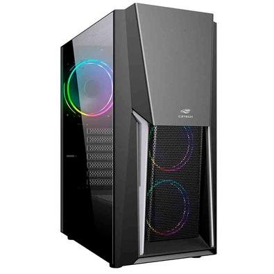 Com design moderno, o gabinete MT- G670 e o que faltava para o seu setup gamer. Desenvolvido para jogos e maquinas de alta performance. Sua lateral e