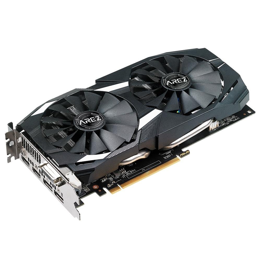 Placa de Vídeo Asus Arez Dual AMD Radeon RX 580 OC Edition, 8GB, GDDR5 - AREZ-DUAL-RX580-O8G Placa de Vídeo Asus Arez Dual AMD Radeon RX 580 OC Edition, 8GB, GDDR5 - AREZ-DUAL-RX580-O8G