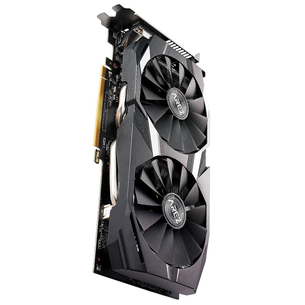 Placa de Vídeo Asus Arez Dual AMD Radeon RX 580 OC Edition, 8GB, GDDR5 - AREZ-DUAL-RX580-O8G Placa de Vídeo Asus Arez Dual AMD Radeon RX 580 OC Edition, 8GB, GDDR5 - AREZ-DUAL-RX580-O8G