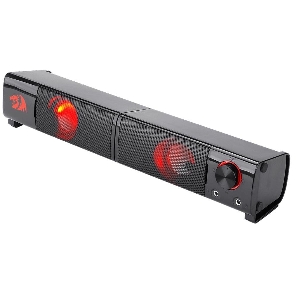 Caixa de Som Gamer Redragon Orpheus, LED, P2 - GS550 Caixa de Som Gamer Redragon Orpheus, LED, P2 - GS550