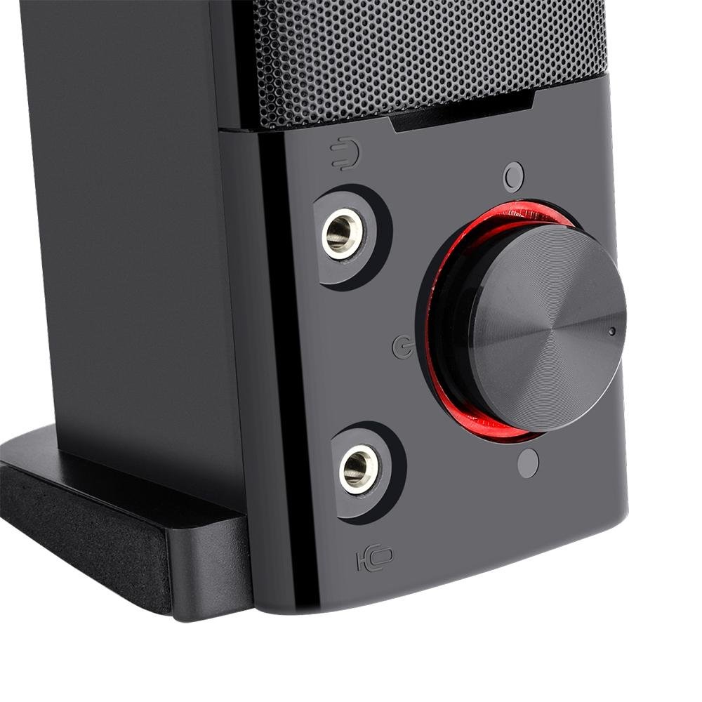 Caixa de Som Gamer Redragon Orpheus, LED, P2 - GS550 Caixa de Som Gamer Redragon Orpheus, LED, P2 - GS550