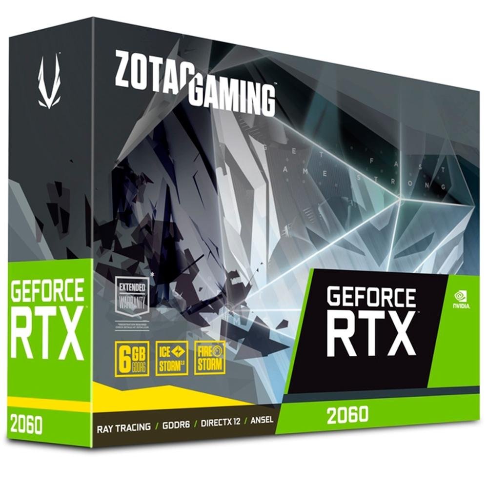 Imagem 8 de 8 do produto Placa de Vídeo Zotac Gaming NVIDIA GeForce RTX 2060, 6GB, GDDR6 - ZT-T20600H-10M