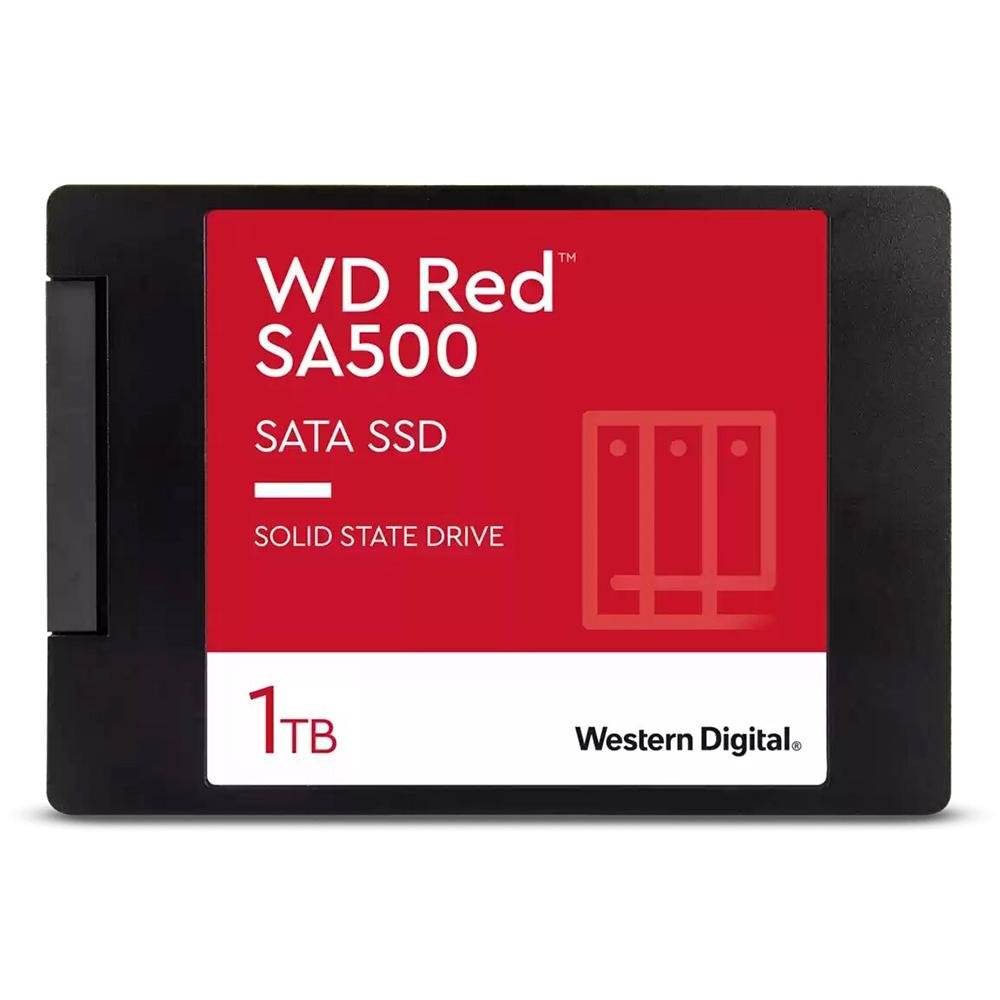 SSD SanDisk SA500 NAS, SATA, 1TB, 2.5", Leitura: 560MB/s e Gravação: 530MB/s, Preto - WDS100T1R0A SSD SanDisk SA500 NAS, SATA, 1TB, 2.5", Leitura: 560MB/s e Gravação: 530MB/s, Preto - WDS100T1R0A